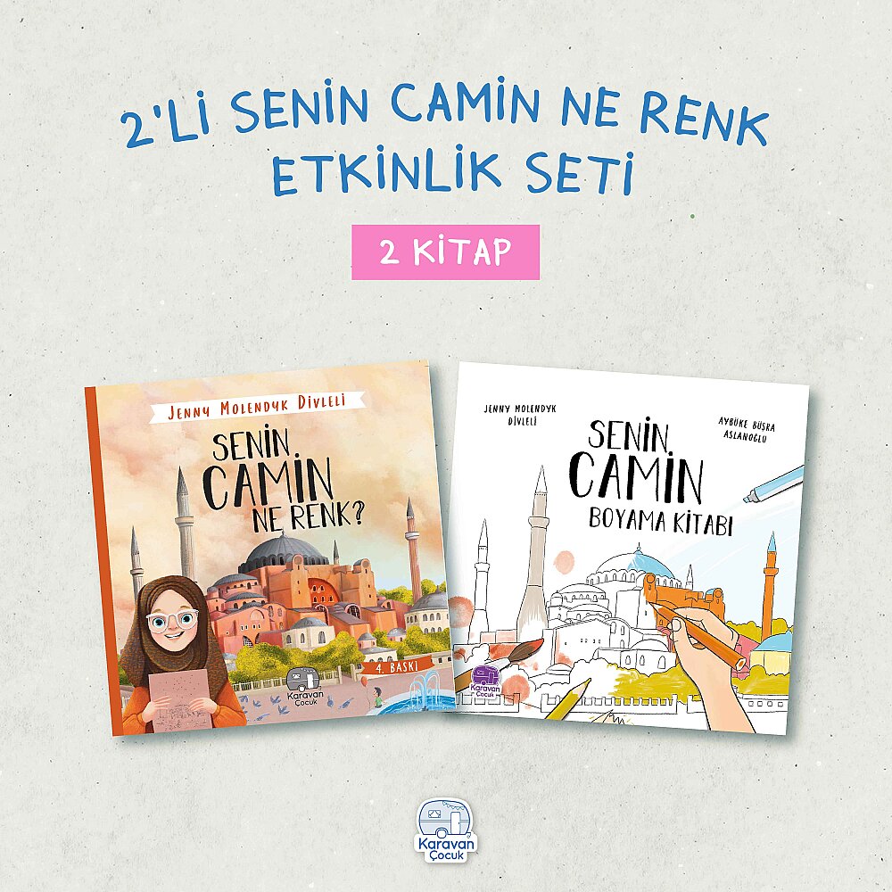 2’li Senin Camin Ne Renk Etkinlik Seti - Karavan Çocuk