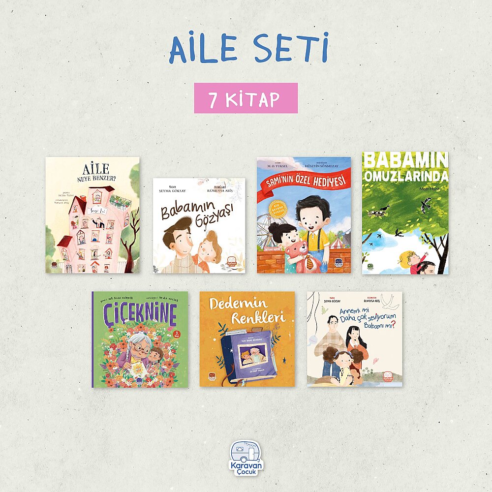 Aile Seti (7 Kitap) - Karavan Çocuk