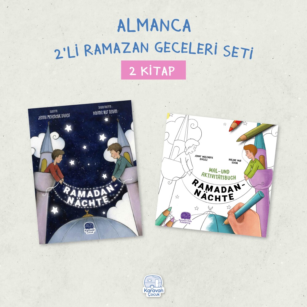 Almanca 2'li Ramazan Geceleri , Jenny Molendyk Divleli - Karavan Kids Publishing 