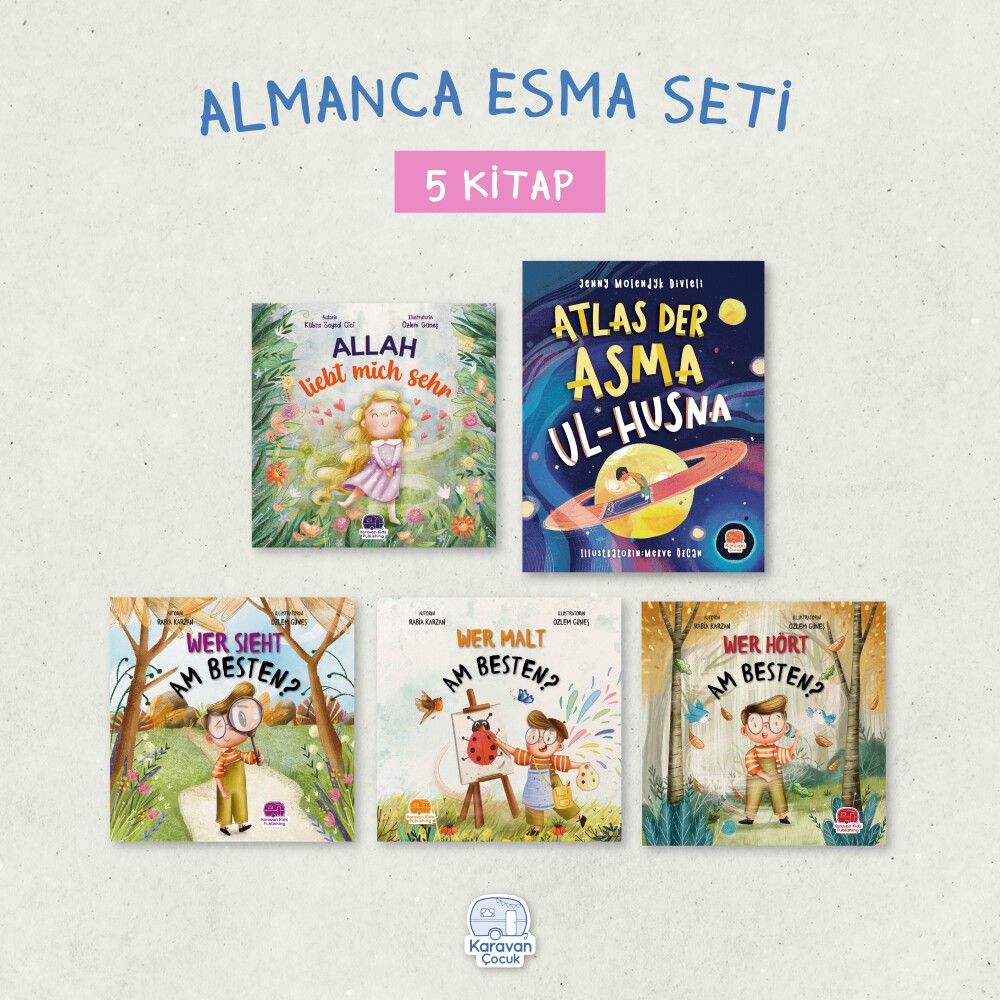 Almanca Esma Seti (5 Kitap) - Karavan Kids Publishing 