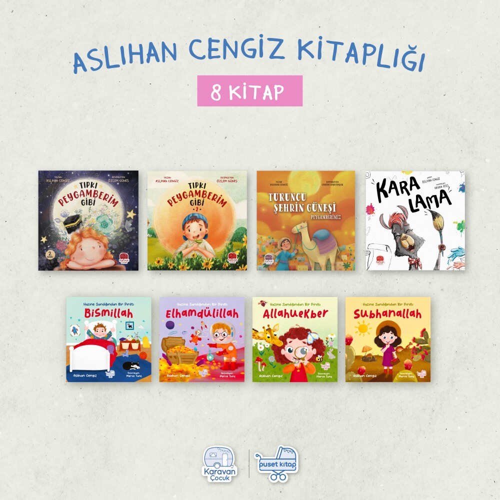 Aslıhan Cengiz Kitaplığı, (8 Kitap) - Karavan Çocuk