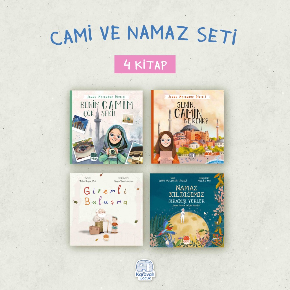 Cami ve Namaz Seti (4 Kitap) - Karavan Çocuk