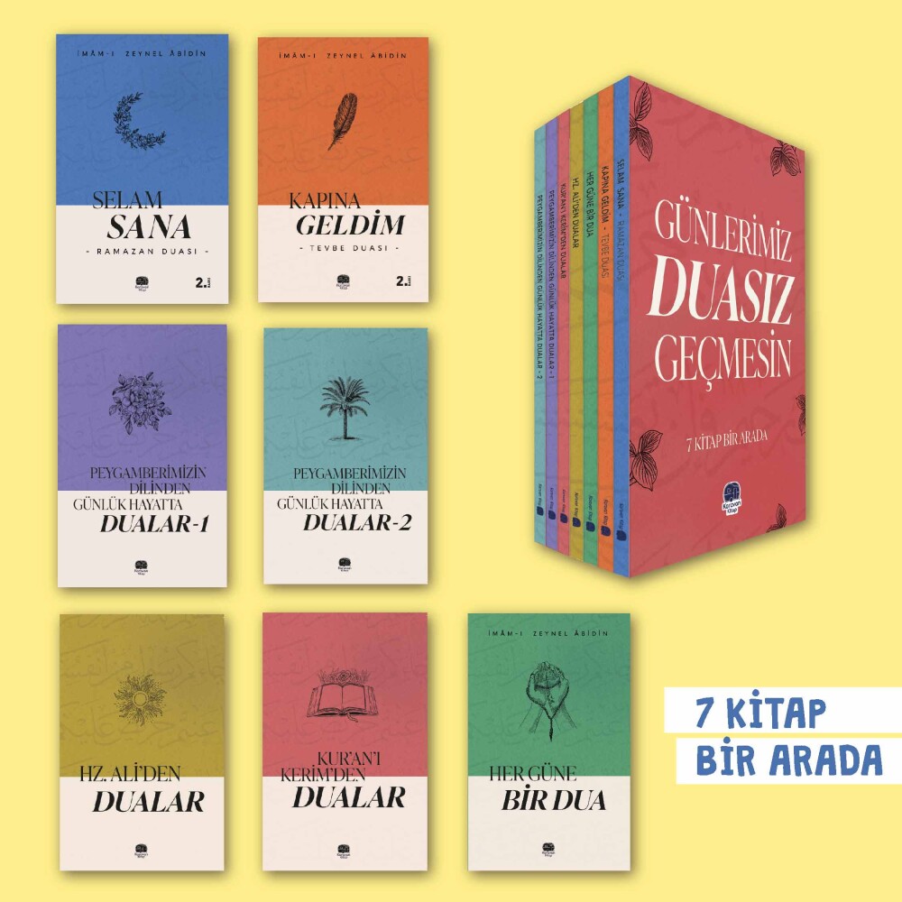 GÜNLERİMİZ DUASIZ GEÇMESİN SETİ (7 Kitap) - Karavan Kitap