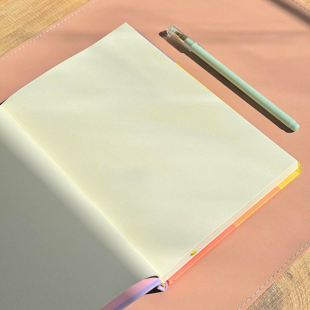 Eksen Notebook, Çizgisiz, 96 Yaprak, Lüks Ciltli 110 gr. Ivory Kağıt - 4