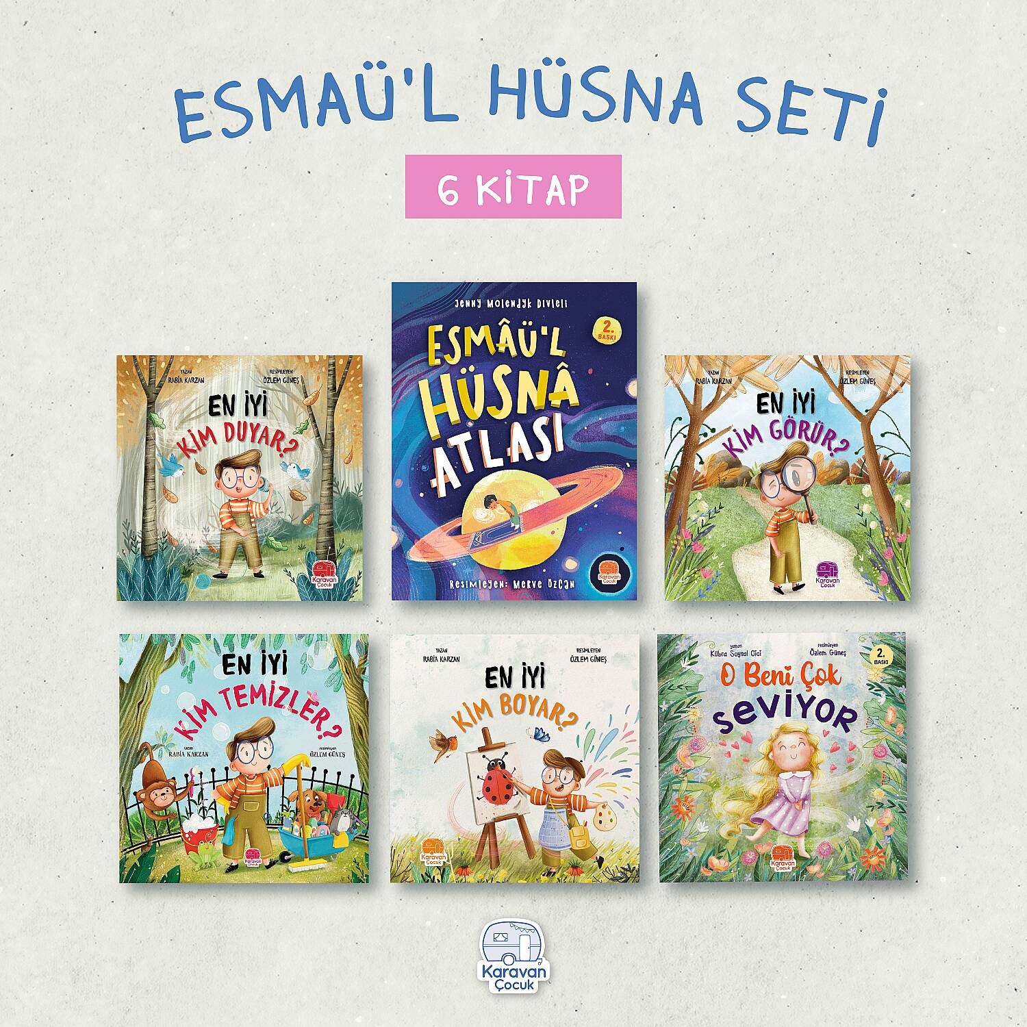 Esma'ül Hüsnâ Seti (6 Kitap) - 1