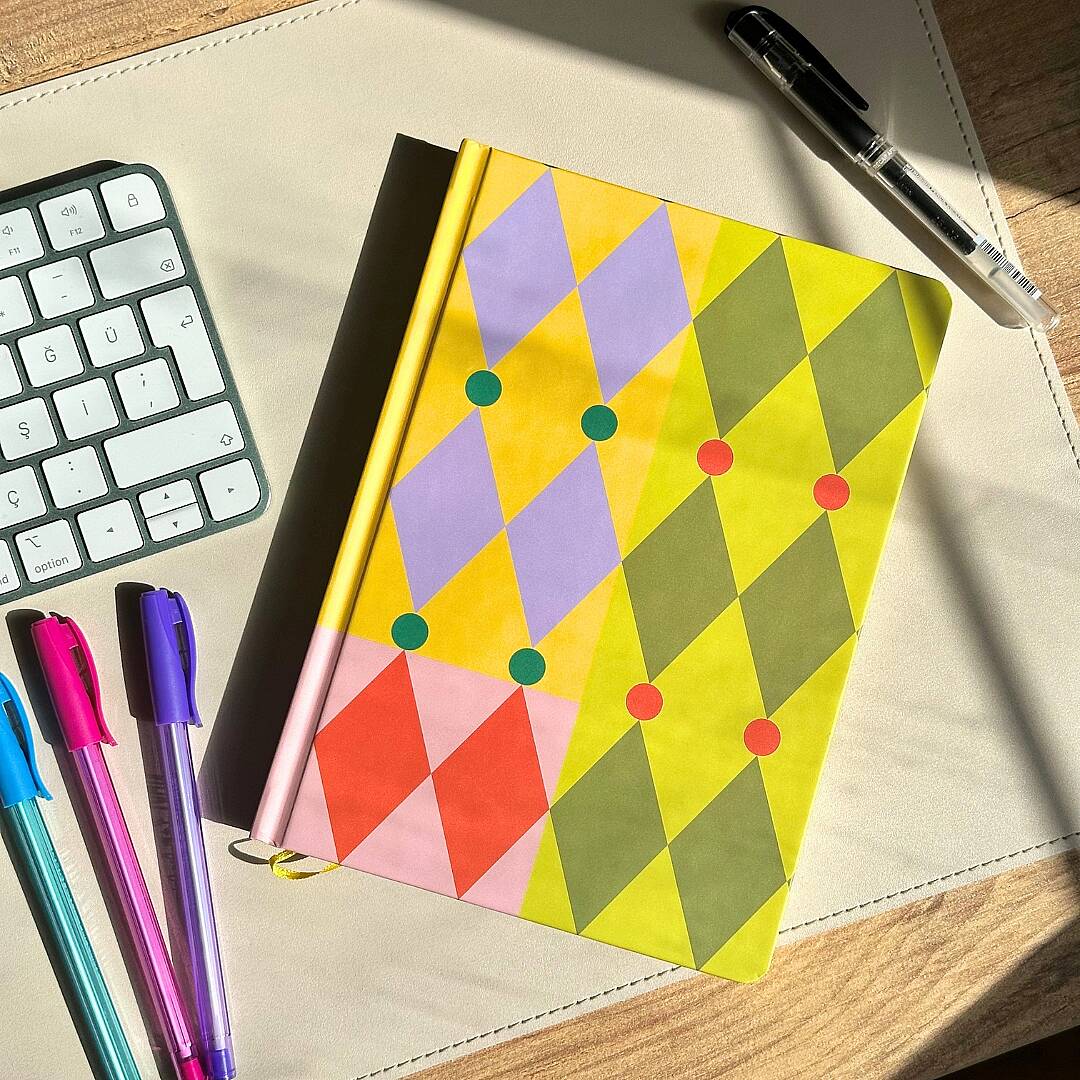 Form Notebook, Noktalı, 96 Yaprak, Lüks Ciltli 110 gr. Ivory Kağıt - 1