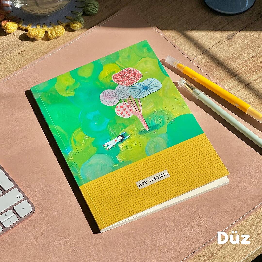 Hep Yanımda, Çizgili, Çizgisiz, Noktalı 3’lü Defter Seti, Her Biri 32 Yaprak, Lüks Ciltli 110 gr. Ivory Kağıt - 3