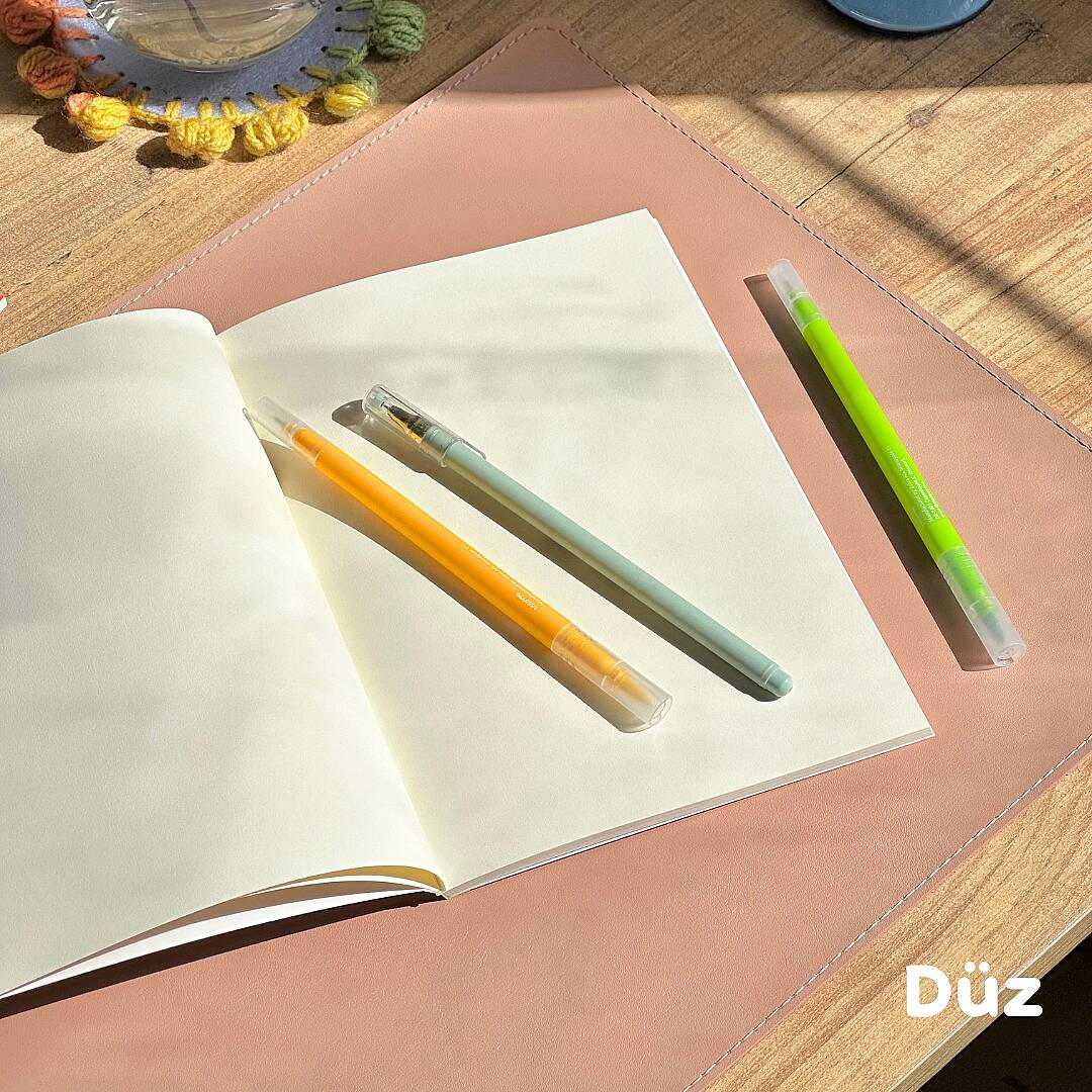 Hep Yanımda, Çizgili, Çizgisiz, Noktalı 3’lü Defter Seti, Her Biri 32 Yaprak, Lüks Ciltli 110 gr. Ivory Kağıt - 4