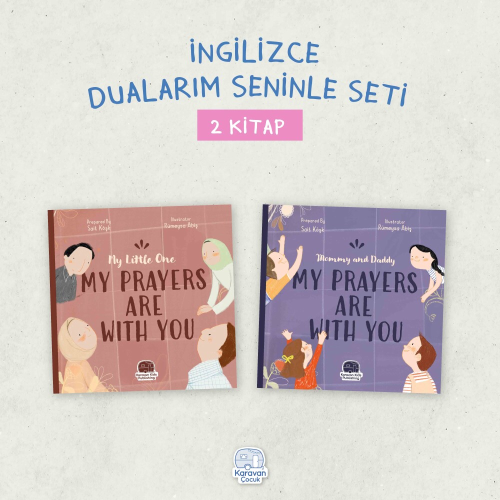 İngilizce Dualarım Seninle (2 Kitap) - Karavan Kids Publishing 