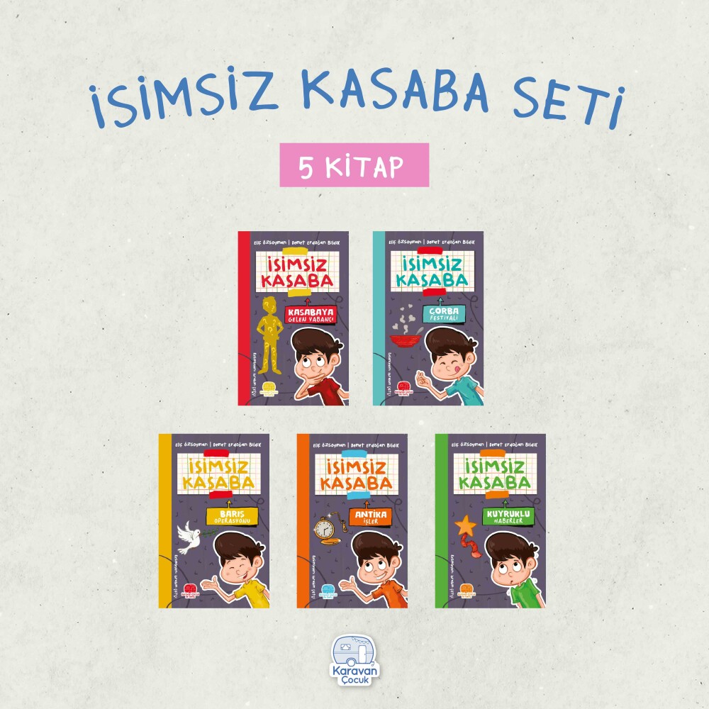 İsimsiz Kasaba Set (5 Kitap), Elif Özsoyman & Demet Erdoğan Bildik - 1