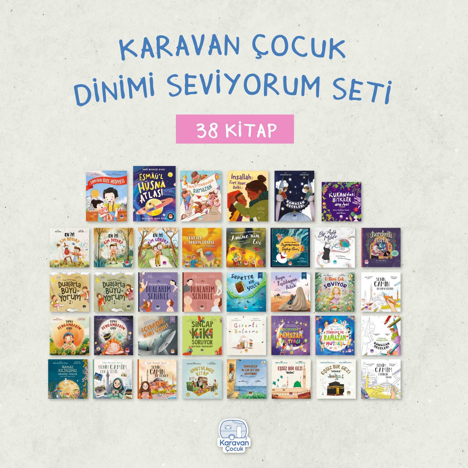 Karavan Çocuk Dinimi Seviyorum (38 Kitap) - 1