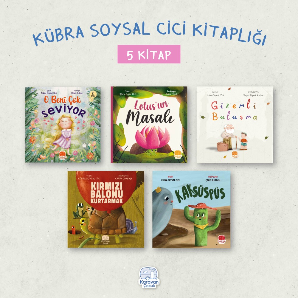 Kübra Soysal Cici Kitaplığı (5 Kitap) - Karavan Çocuk