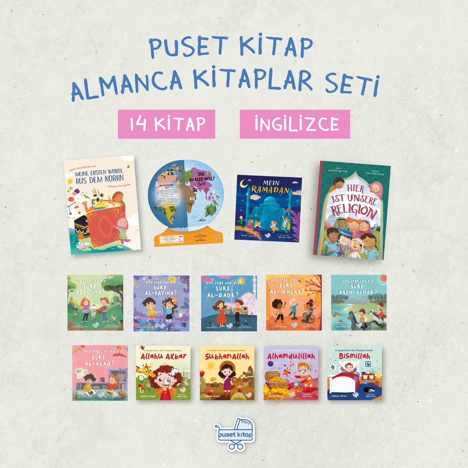 Puset Kitap Almanca Kitaplar Seti (14 Kitap) - 1