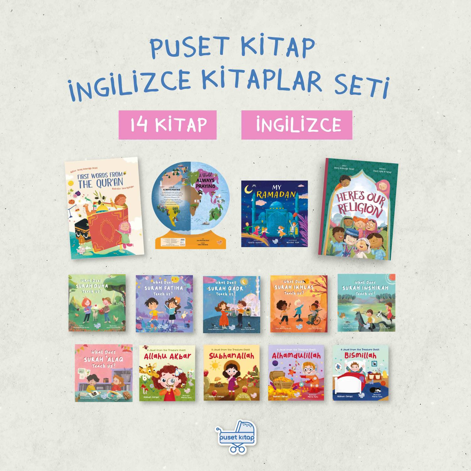 Puset Kitap İngilizce Kitaplar Seti (14 Kitap) - 1