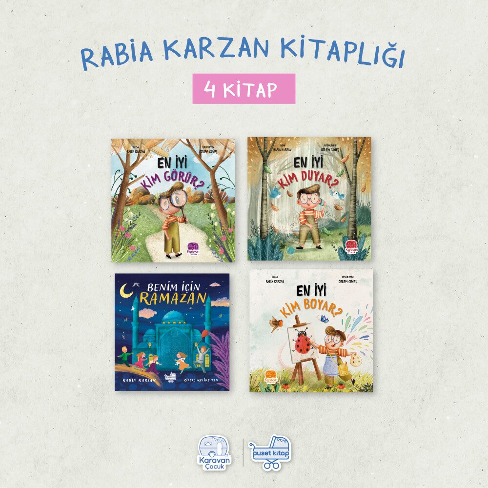 Rabia Karzan Kitaplığı (4 Kitap) - Karavan Çocuk