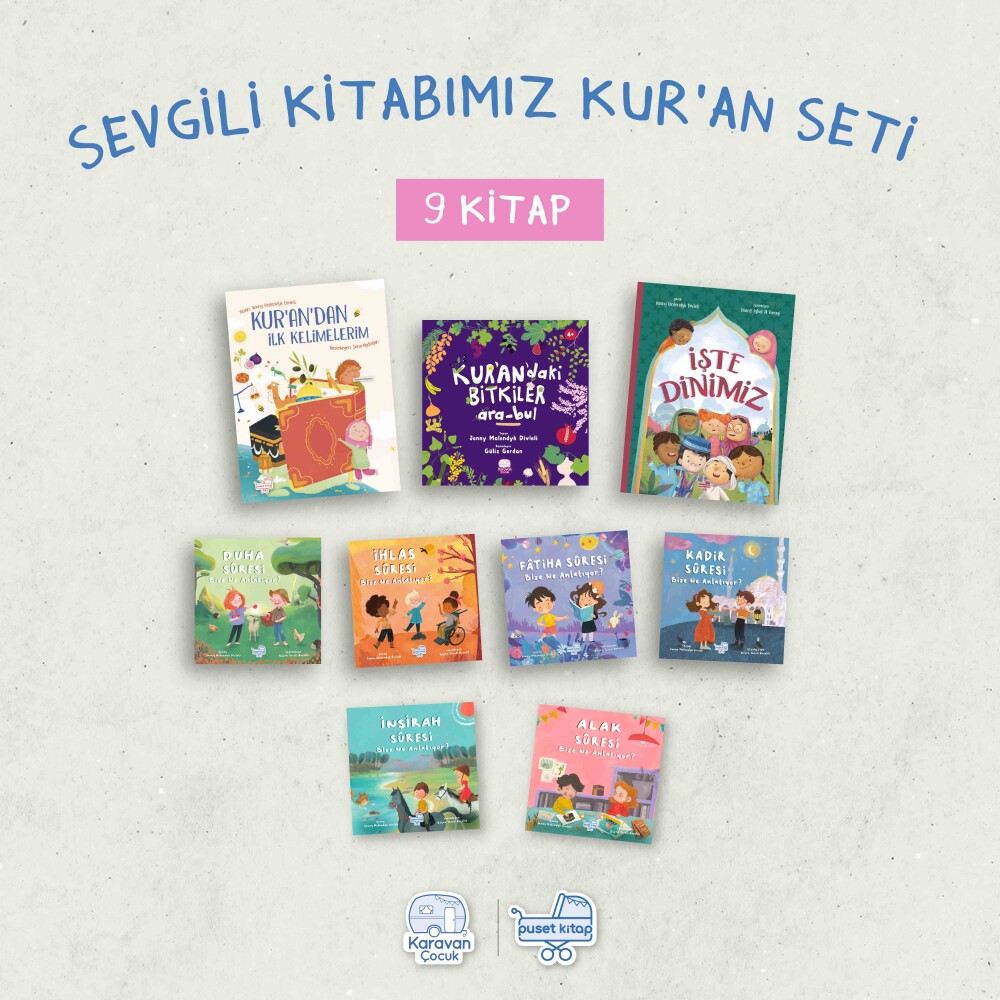 Sevgili Kitabımız Kur'an Seti (9 Kitap), Jenny Molendyk Divleli - Puset Kitap