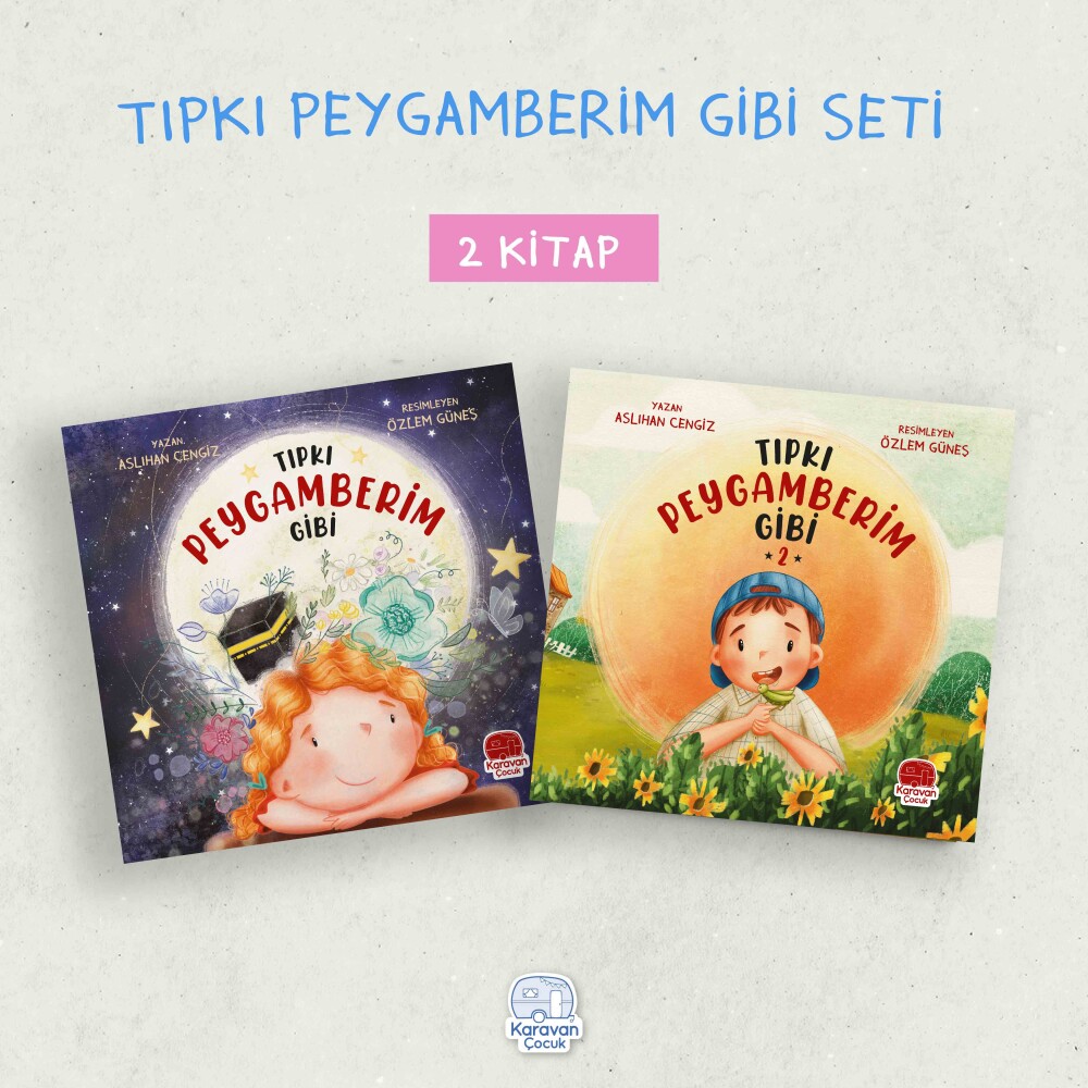 Tıpkı Peygamberim Gibi Seti (2 Kitap) Aslıhan Cengiz - Karavan Çocuk